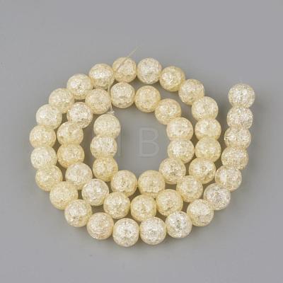 Synthetic Crackle Quartz Beads Strands X-GLAA-S134-8mm-06-1