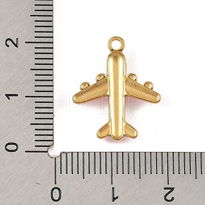 304 Stainless Steel Enamel Pendants STAS-G395-02G-01-1