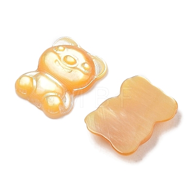 Natural Yellow Shell Cabochons SSHEL-I026-21C-1