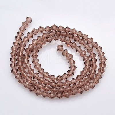 Bicone Glass Beads Strands EGLA-P016-3mm-03-1