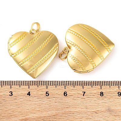 Rack Plating Brass Locket Pendant KK-H486-04G-02-1