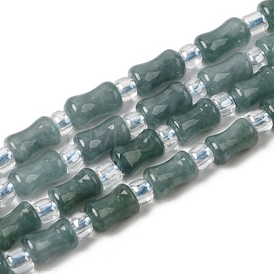 Natural Myanmar Jadeite Beads Strands G-F822-A01-01-1