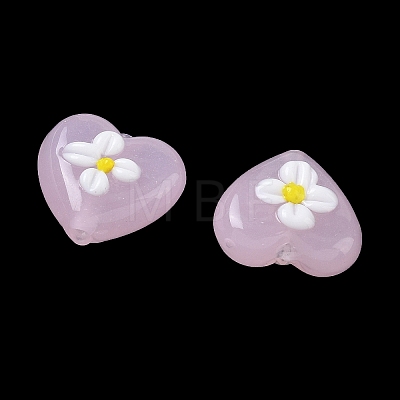 Handmade Lampwork Enamel Beads LAMP-Z020-03B-1