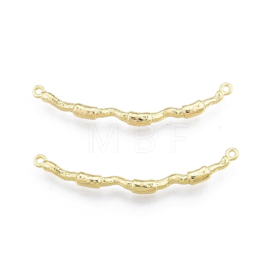 Ion Plating(IP) Brass Connector Charms KK-C006-26G-1
