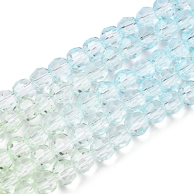 Transparent Glass Beads Strands GLAA-E036-07X-1