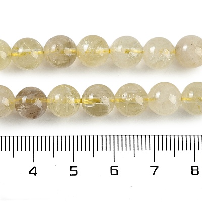 Natural Lemon Quartz Beads Strands G-H062-A01-02-1