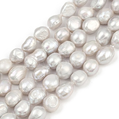 Natural Cultured Freshwater Pearl Beads Strands PEAR-P064-20K-03E-1