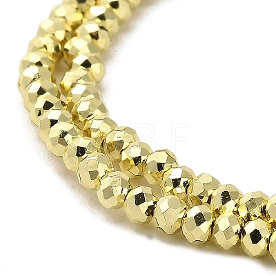 Electroplate Glass Beads Strands EGLA-D030-15A-03-1