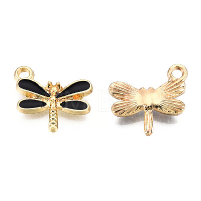 Light Gold Plated Alloy Charms ENAM-T009-02A-1