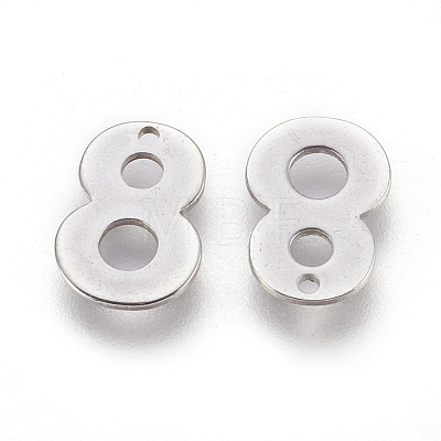 Tarnish Resistant 201 Stainless Steel Charms STAS-F175-01P-8-1