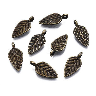 Tibetan Style Alloy Pendants TIBEB-P002-01AB-NF-1