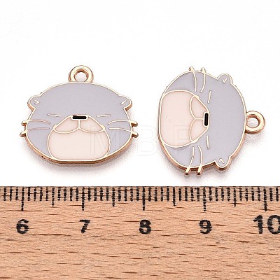 Alloy Enamel Pendants ENAM-T022-02A-01-1