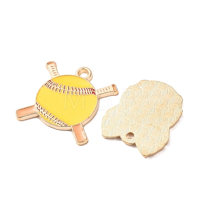 Alloy Enamel Pendants AL-B003-01G-1