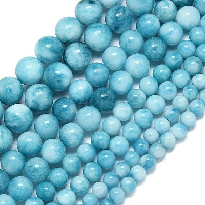 Natural Malaysia Jade Beads Strands G-B165-C09-6mm-1