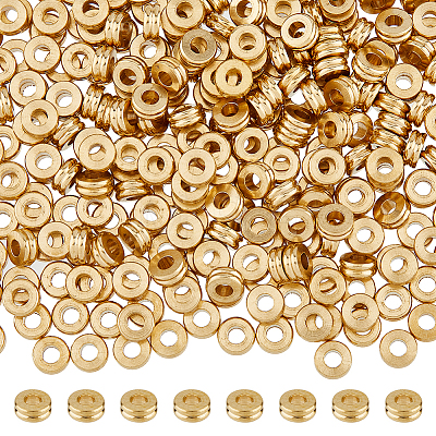 300Pcs Brass Spacer Beads KK-DC0003-59-1