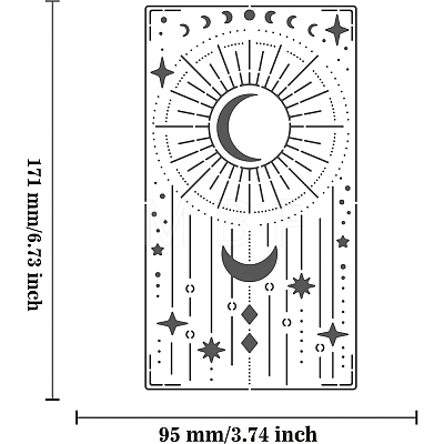 Stainless Steel Cutting Dies Stencils DIY-WH0242-216-1