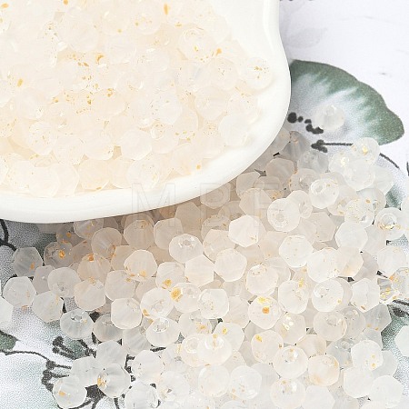 Frosted Glass Beads FGLA-D300-01L-1