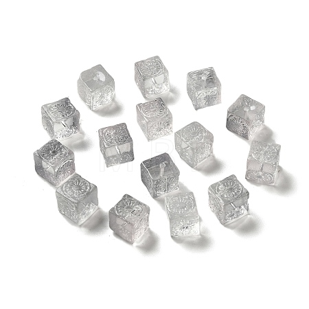 Transparent Glass Beads GLAA-D025-02G-1