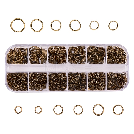 1 Box Iron Open Jump Rings IFIN-X0005-AB-NF-B-1