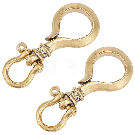 1Pc Brass D Ring Screw Pin Anchor Shackle FIND-WR0010-61-1