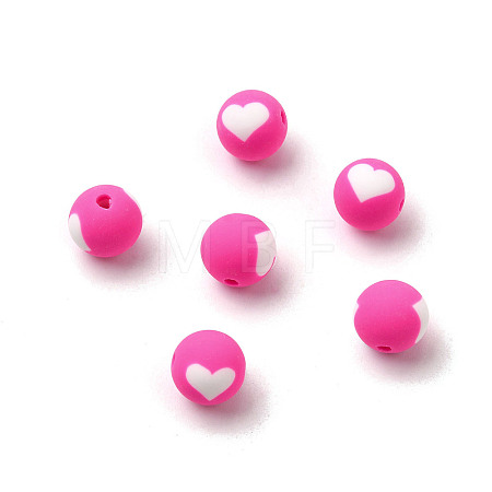 Handmade Polymer Clay Beads CLAY-I011-01B-01-1