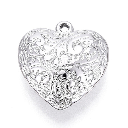 Textured Acrylic Pendants OACR-T030-38B-1