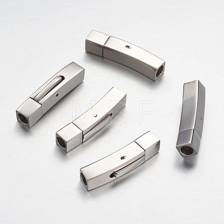 Tarnish Resistant 304 Stainless Steel Bayonet Clasps STAS-F037-01-1