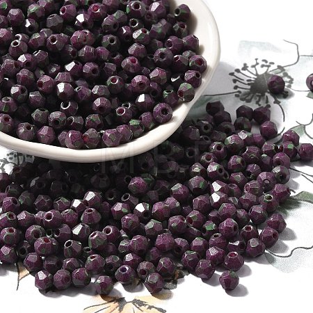 Picasso Baking Paint Glass Seed Beads SEED-A032-02A-17-1
