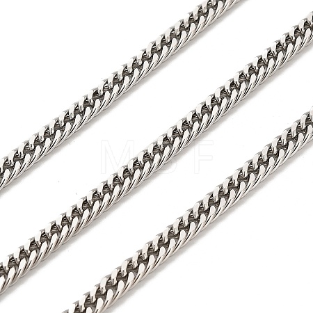316 Surgical Stainless Steel Cuban Link Chains CHS-B010-01C-P-1