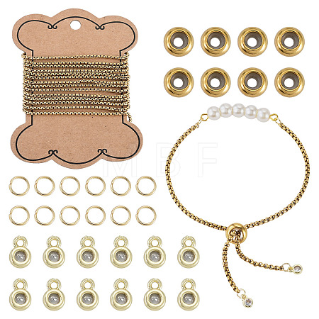 DIY Chain Bracelets Making Kits DIY-TA0016-02-1