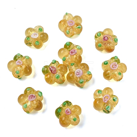 15PCS Handmade Lampwork Beads LAMP-YW0001-66I-1