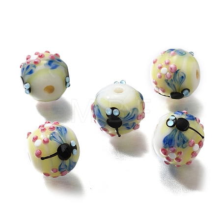Handmade Lampwork Beads LAMP-K042-08C-1