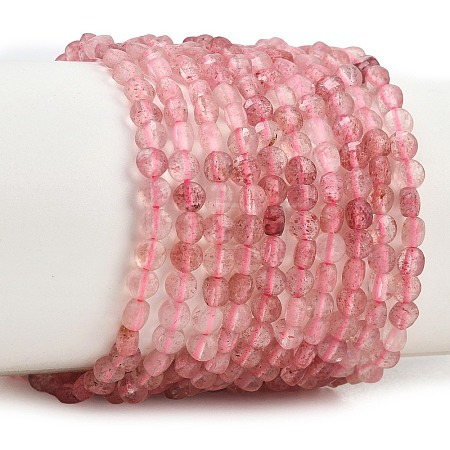 Natural Strawberry Quartz Beads Strands GG-NH0007-B02-01-1