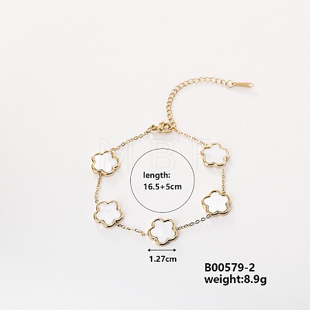 Stainless Steel Link Bracelets XH3687-2-1