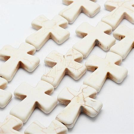 Synthetic Magnesite Bead Strands G-P228-47-B-1