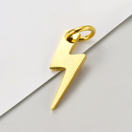 304 Stainless Steel Pendants Ion Plating(IP) STAS-CJC0003-12G-1