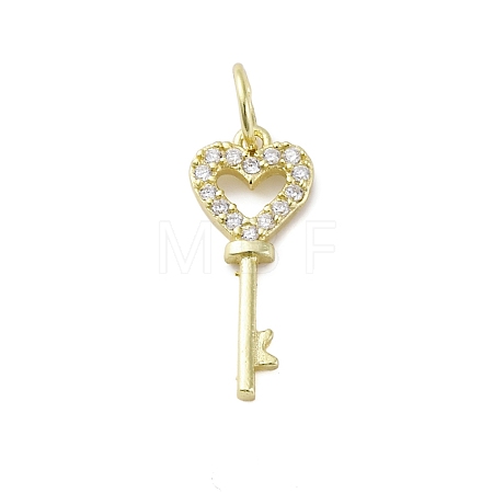 925 Sterling Silver Micro Pave Clear Cubic Zirconia Pendants STER-S010-03A-LG-1