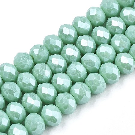 Electroplate Glass Beads Strands LS-EGLA-A034-P4mm-A20-1