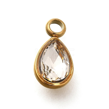 304 Stainless Steel Pendants STAS-Q346-04G-04-1