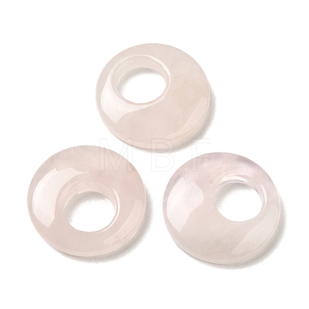 Natural Rose Quartz Pendants G-T122-76D-1