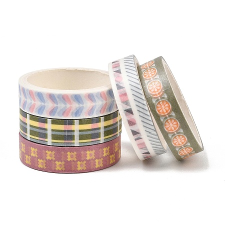 5 Rolls Paper Adhesive Tapes TH-CBAD108-01D-1