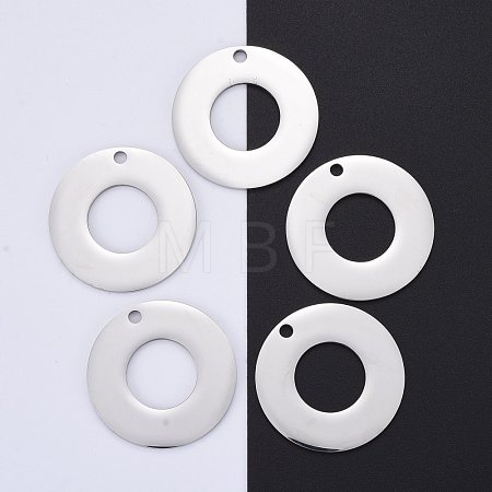 Tarnish Resistant 304 Stainless Steel Pendants STAS-I140-08S-1
