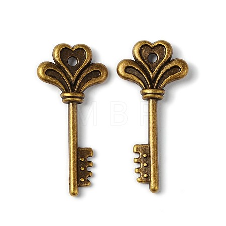 Tibetan Style Alloy Pendants TIBEP-16487-AB-FF-1