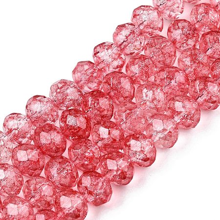 Transparent Glass Beads Strands GLAA-T023-6mm-A13-1