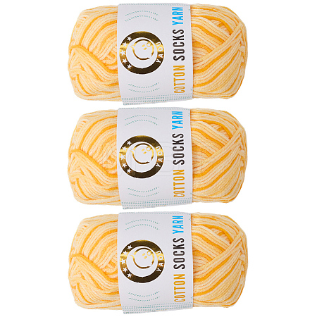 3 Skeins 3-Ply Cotton Yarn YCOR-DJ0001-06C-1