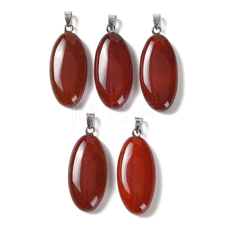 Dyed & Heated Natural Carnelian Pendants GG-CBACB71-01P-15-1