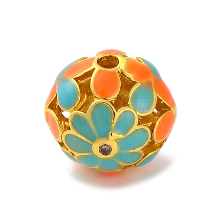 Handmade Cloisonne Beads KK-U042-13B-02-1