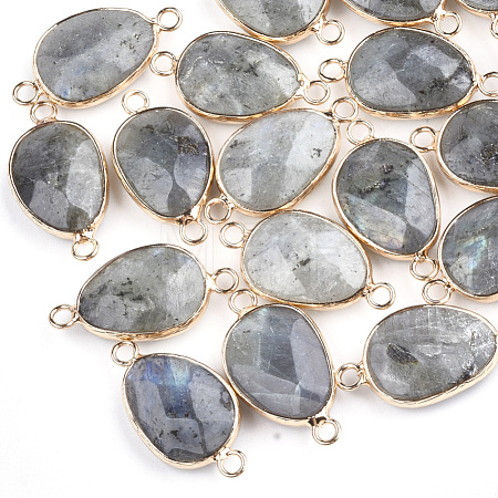 Natural Labradorite Links connectors G-S344-02A-1