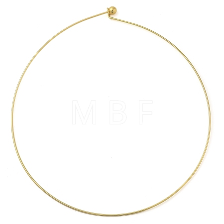 Brass Necklace Making NJEW-H081-G-1