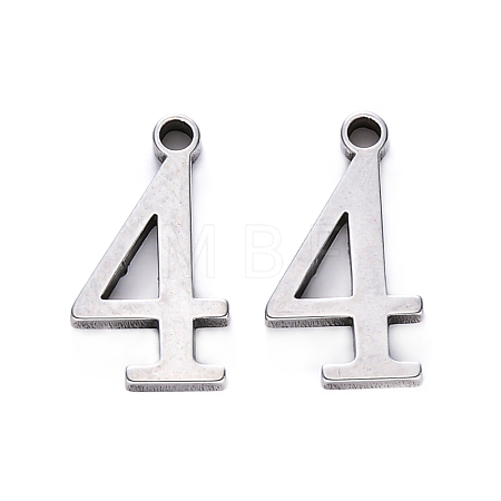 Tarnish Resistant 201 Stainless Steel Charms STAS-R108-04-1